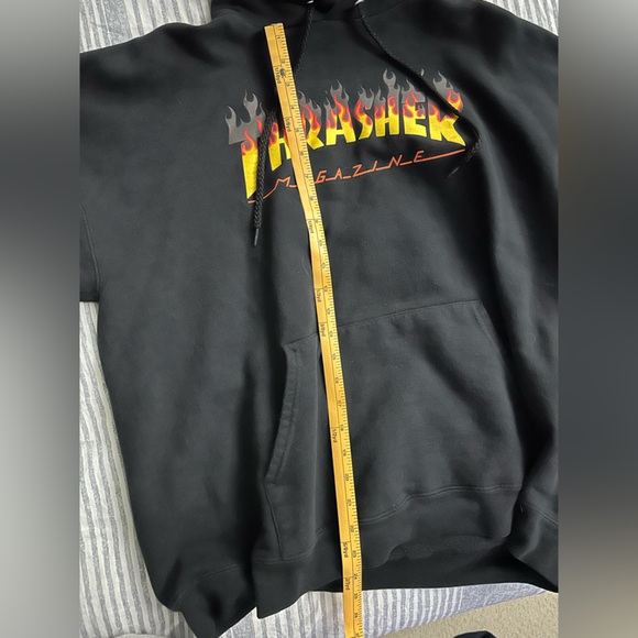 Thrasher BBQ Logo Hoodie Black Men’s Large - Picture 6 of 6